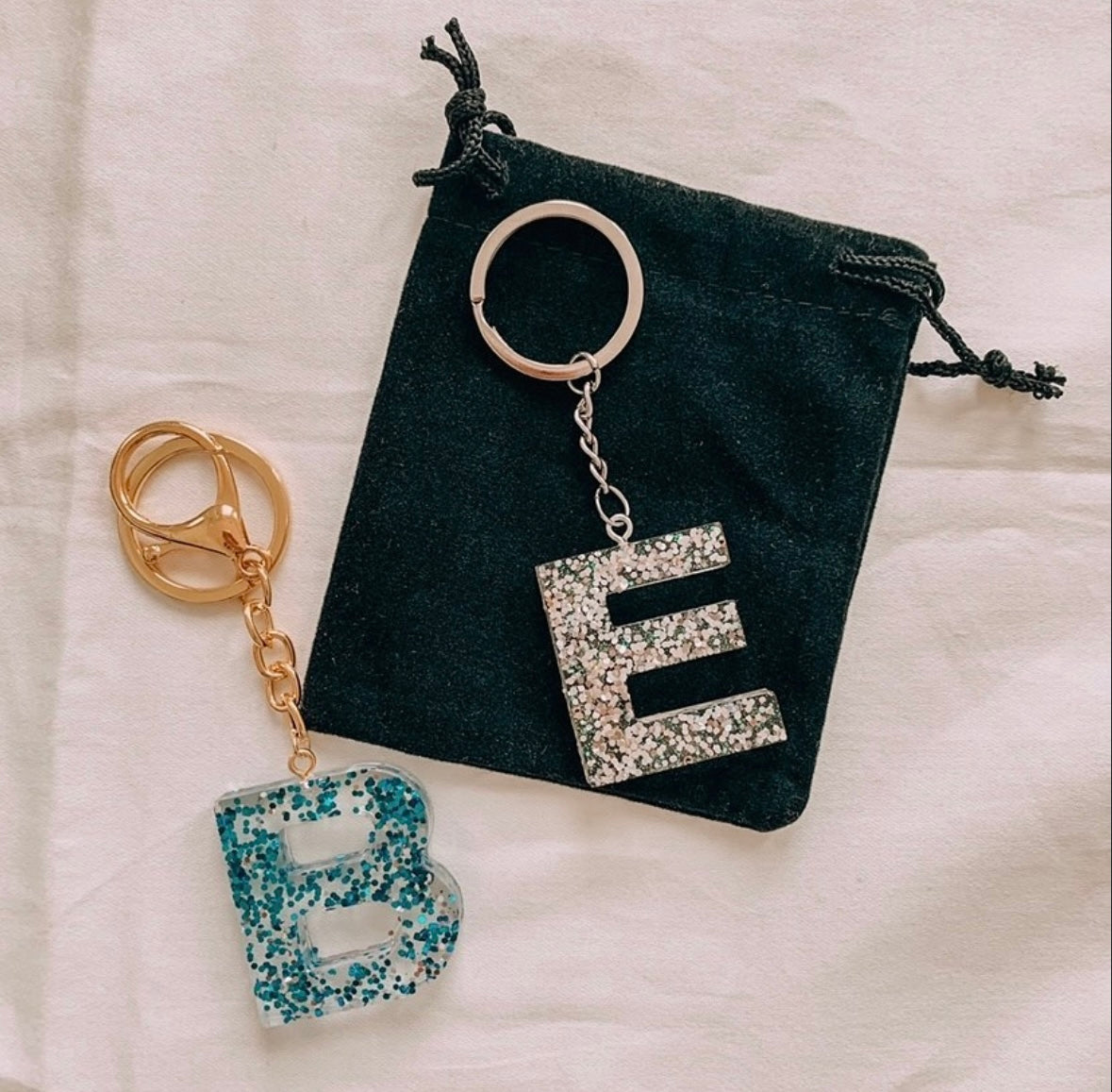 Custom Initial Keychains