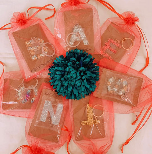 Custom Initial Keychains