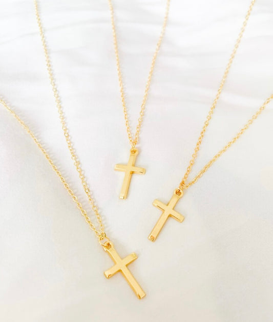 Gold Plated Cross Necklace