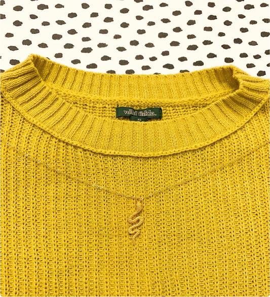 Sleek Serpent Necklace