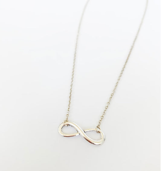 Infinity Silver Chain Necklace